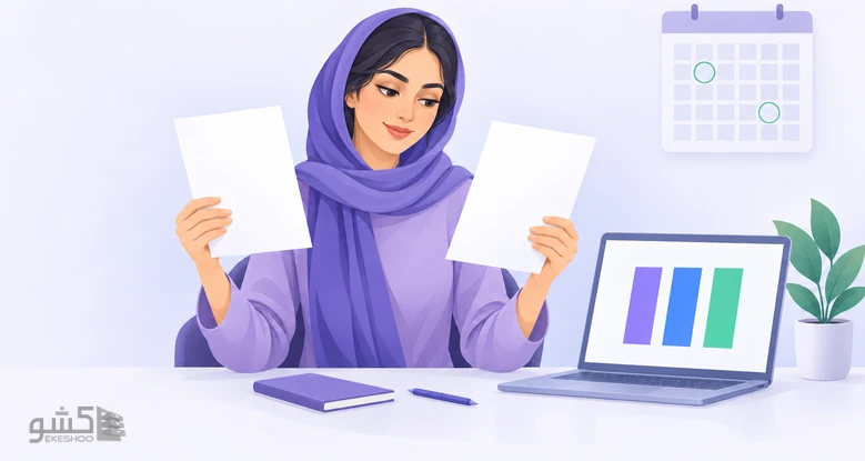 پژوهشگری دو برگه‌ی پاسخ را کنار هم می‌سنجد؛ پایایی بازآزمایی مقیاس دلبستگی بزرگسال بشارت