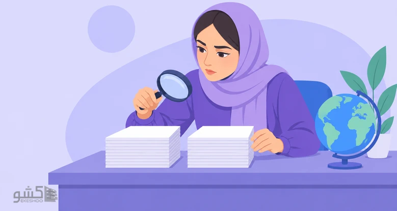 پژوهشگری با ذره‌بین دو دسته فرم را کنار کره‌ی زمین مقایسه می‌کند؛ روایی و پایایی GADS-R در ترکیه و نروژ